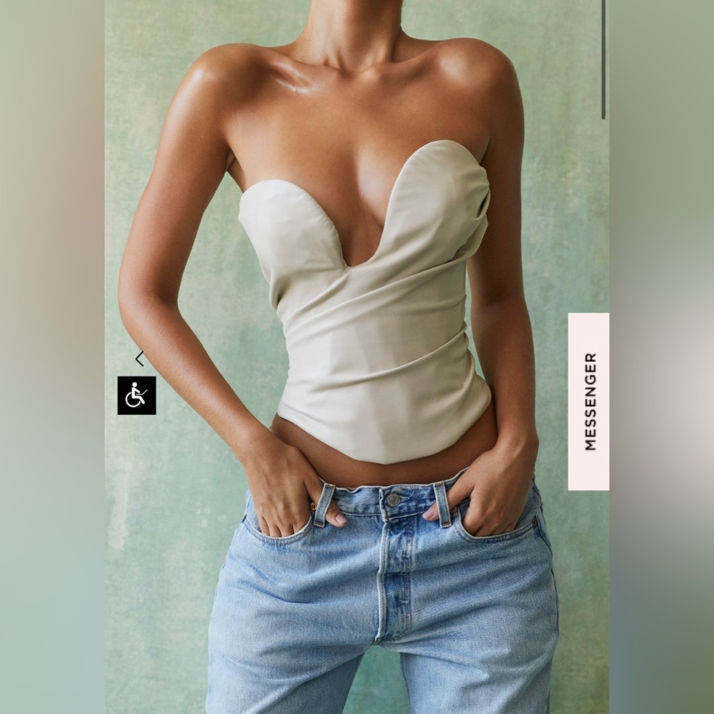 House of cb Saffira corset top